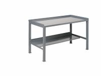 JAMCO Workbench: Fixed Ht, Steel, 60 in x 30 in, 3,000 lb Overall Load Capacity, Gray (MPN WB360GP). Key specifications — Brand: JAMCO.