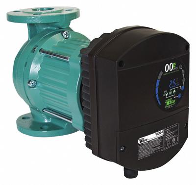 TACO Hydronic Circulating Pump: 3/4 hp HP, 230-240V AC, Cast Iron, Variable - Intelligent Inline Circulator Pumps