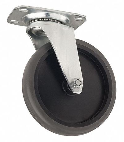 APPROVED VENDOR Replacement Caster: For 5UTJ1/5UTJ2/5UTJ3/5UTJ4/5UTJ5/5UTJ6/5UTJ7, Zinc Plated - Replacement Casters for Shelf & Utility Carts
