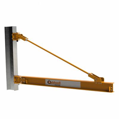 CALDWELL Jib Crane: Wall Mounted, 1,000 lb Load Capacity, 28 ft Overall Beam Lg - Wall-Mounted Jib Cranes