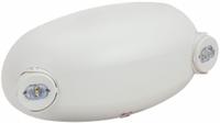 Emergency Light: LED, Damp Location Rated, 1.2 W Lamp Watt, 120 to 347V AC, 4.8 W Emergency Watt (MPN ELM2L UVOLT LTP SDRT M12). Key specifications — Environmental Rating: Damp Location Rated; Sub-brand: Quantum Series; Remote Capable: Yes; Adjustable Lamp Heads: Yes; Brand: LITHONIA LIGHTING; Standards: UL 924; Series: ELM2L; Features: Self-Diagnostic and Remote Test.