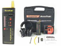 SUPERIOR ACCUTRAK Ultrasonic Leak Detector: Ultrasonic Leak Detector, 42 kHz Max Freq Response (MPN VPE-1000). Key specifications — Brand: SUPERIOR ACCUTRAK; Includes: Headphones.