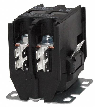 EATON Definite Purpose Magnetic Contactor: 2 Poles, 208-240V AC, 30 A - Non-Reversing Definite Purpose Contactors