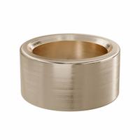 Sleeve Bearing: Bronze, SAE 841, 3/4 in Bore, 1 in OD, 1/2 in Lg, 50,000 lb/sq in-fpm Max PV, 5 PK (MPN AA1049-14B). Key specifications — System of Measurement: Inch; Material Grade: SAE 841; Brand: OILITE.