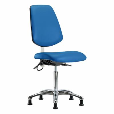 APPROVED VENDOR Task Chair: Vinyl, Armless, Ht Range 21 1/2 in to 29 in, 18 1/2 in Seat Wd - Vinyl ESD Chairs