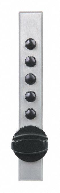 SIMPLEX Cabinet Lock: Satin Chrome, Deadbolt, 5 1/4 in Body Ht, 7/8 in Body Wd, 3/4 in Body Dp (MPN 9661C20-26D-41). Key specifications — Finish: Satin Chrome; Latch Type: Deadbolt; Brand: SIMPLEX; Manufacturer Part Number: 9661C20-26D-41.