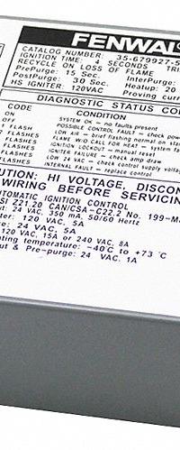 FENWAL IGNITION CONTROLS Control Board: Mfr Part # 35-679927-561. Key specifications — Manufacturer Part Number: 35-679927-561; Product Type: Ignition Control Board.
