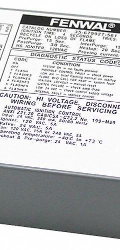 FENWAL IGNITION CONTROLS Control Board: Mfr Part # 35-679927-561. Key specifications — Manufacturer Part Number: 35-679927-561; Product Type: Ignition Control Board.