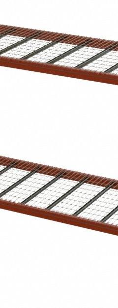 HUSKY RACK & WIRE Pallet Rack Add-On Unit: 111 in x 42 in x 12 ft, 16 ga Beams, 14 ga Uprights (MPN 184214443108DA). Key specifications — Material: Steel; Color: Green/Orange; Finish: Polyurethane (Rack); Galvanized (Deck); Brand: HUSKY RACK & WIRE.