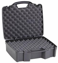 PLANO MOLDING Protective Case: 11 3/8 in x 16 1/4 in x 5 3/4 in Inside, Convoluted, Black, 3 lb Wt (MPN 140402). Key specifications — Closure Type: Recessed; Brand: PLANO MOLDING; Carry-On Size: No.