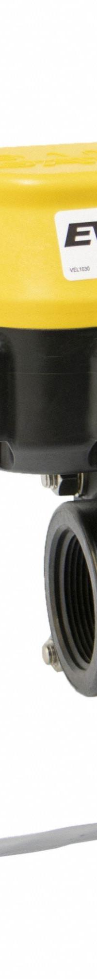 BANJO Electrically Actuated Two-Way Ball Valve: 1 1/2 in Nominal Valve Size, 24V DC, Three-Piece, 6P (MPN EVX15124). Key specifications — Actuator Features: Internally Fused/Automatic Reset; Brand: BANJO.