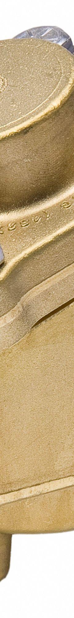 MUELLER Refrigerant Check Valve: Four-Bolt Check Valve, 2 1/8 in Connections, 1 1/2 in Cut Out (MPN B 34239). Key specifications — Brand: MUELLER; Material: Brass.