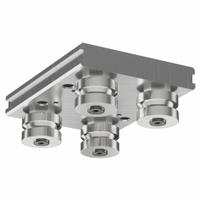 HEPCOMOTION GV3 Carriage: For 44 mm Rail Wd, Roller, GV3 Std Carriage, 35.8 mm Carriage Ht, Aluminum (MPN AU4434L125). Key specifications — Carriage Material: Aluminum; Roller Material: Stainless Steel; Size: 44; Brand: HEPCOMOTION; Features: No Seals or Lubricators; Type: GV3 Standard Carriage.