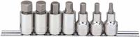 WESTWARD Socket Bit Set: 1 - 25 Pieces, 1/2 in Drive Size, 7 Pieces, 6 mm to 19 mm Tip Size Range (MPN 54TM92). Key specifications — attr1216280: Fixed Insert; attr1216283: WESTWARD; attr1225718: 6 mm to 19 mm; attr1227491: 1/2 in.