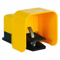 AVENTICS Manual Air Control Valve: Foot Pedal, Five-Way / Two-Position, Spring Return, 1/4 in BSPP (MPN G227A34F20A0000). Key specifications — attr1078763: Spring Return; attr1078772: Normally Open/Normally Closed; attr1078762: Manual Air Control Valve.