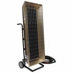 Portable Infrared Heater,480V AC (MPN P95-FSP-3). Key specifications — NEMA Plug Configuration: Hardwired; Heater Mounting Position: Vertical Burn; Includes: Electrical Enclosure; Phase: 3; Wattage Output: 9550 W; Voltage: 480V AC; Brand: FOSTORIA; Element Type: Flat Panel Emitter.