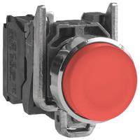 SCHNEIDER Flush Push Button Operator: Non-Illuminated, Flush Profile, Metallic, 22 mm, 1NO (MPN XB4BL41). Key specifications — Brand: SCHNEIDER; Action: Momentary; Series: XB4; Push Button Material Type: Metallic.