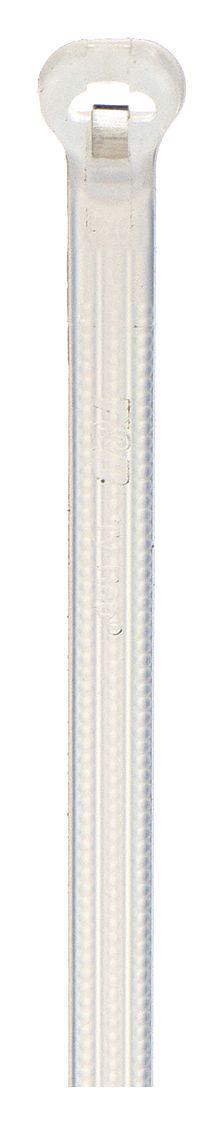 TY-RAP Cable Tie: 8 1/2 in Nominal Lg, 2 in Nominal Max. Bundle Dia., 0.14 in Wd, Natural, 1,000 PK (MPN TY242M). Key specifications — Outdoor Use: No; Color: Natural; Brand: TY-RAP.