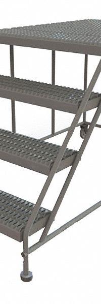 TRI-ARC Mobile Work Platform: 3.3 ft Platform Ht - Max, 36 in x 47 in, Steel, 800 lb Load Capacity (MPN WLWP043648). Key specifications — Mobility: Rolling; Brand: TRI-ARC; Color: Gray; Height Adjustability: Fixed Height; Includes Handrails: Handrails Not Included; Locking Mechanism: No Locking Mechanism; Handrails: No Handrails.