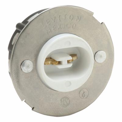 LEVITON Lampholder: Lamp Holder, Recessed Double Contact (R17d), 660 W Watt, 600V AC Volt - Lampholders & Sockets