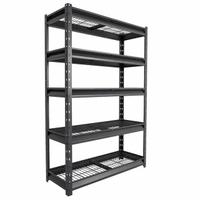 APPROVED VENDOR General Purpose Boltless Metal Shelving: Standalone, Extra Heavy Duty, 48 in x 18 in (MPN ATLAS481872-5D2000). Key specifications — Finish: Powder Coated; Maximum Post Load Capacity: 10000 lb; Decking Material: Steel; Color: Dark Grey; Beam Profile: Standard; Brand: APPROVED VENDOR; Duty Rating: Extra Heavy Duty; Side Panel: Open.