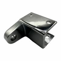 HADRIAN Hinge: Chrome Zamac, Chrome-Plated, 2 1/8 in Overall Ht, 1 1/4 in Overall Wd (MPN 610143). Key specifications — Material: Chrome Zamac; Finish: Chrome-Plated; Component Type: Hinge; Brand: HADRIAN.