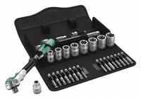 WERA Socket Wrench Set: 3/8 in Drive, 29 Piece, 6-Point, SAE, 1/4 in to 3/4 in (MPN 05004049001). Key specifications — attr1224269: 3/8 in; attr1204638: Drive Tools Included; attr1227399: Zyklop; attr1204650: 1/4 in to 3/4 in; attr1204658: 16 Bits; attr1204673: Socket Bits Not Included; attr1204681: Wrenches Not Included; attr1204688: WERA.