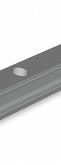 Profile Ball Rail: 45, 3,000 mm Overall Lg, 45 mm Overall Wd, 37 mm Overall Ht, Steel, 6 Rail Holes (MPN 521H45ARL3000). Key specifications — Brand: THOMSON; Size: 45; Nominal Rail Size: 45.