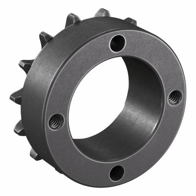 TSUBAKI Sprocket: For 40 Chain, 15 Teeth, 2.405 in Pitch Dia, 2.652 in Outside Dia - Size 40 Bushed-Bore Roller Chain Sprockets