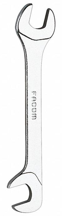 FACOM Open End Wrench: Alloy Steel, Satin, 6 mm Head Size, 3 5/32 in Overall Lg, Std (MPN FM-34.6). Key specifications — attr309776: No; attr309781: Satin; attr309780: Alloy Steel; attr324939: FACOM.