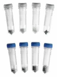 BENCHMARK SCIENTIFIC Prefilled Tubes for Homogenizer: 7 in Overall Lg, 4 in Overall Wd (MPN D1031-T21). Key specifications — Product Type: Tube; Compatible with Manufacturer Model Number: D1036; Material: Polypropylene; Brand: BENCHMARK SCIENTIFIC.