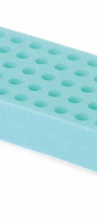 Tube Rack: Foam, Green, (50) Tubes (MPN 30400241). Key specifications — Material: Foam; Color: Green; Product Type: Test Tube Rack; Total Holding Capacity: (50) Tubes; Brand: OHAUS.