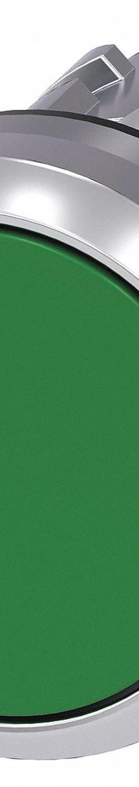 SIEMENS Flush Push Button: Green, 22 mm Mounting Size, Metallic, Momentary (MPN 3SU1050-0AB40-0AA0). Key specifications — Brand: SIEMENS; Action: Momentary; Series: 3SU; Push Button Material Type: Metallic.