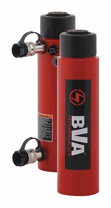 BVA HYDRAULICS Hydraulic Ram: Double Acting, 30 ton Nominal Capacity, 8 in Nominal Stroke Lg - General Purpose Rams