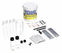 LAMOTTE Estuary and Marine Water Test Kit: 10 Tests (MPN 5911). Key specifications — Includes: Reagents and Accessories to Perform (10) Demonstrations; Range: pH: 4-10/ORP, Turbidity: 0,40,100 JTU, Coliform: positive/negative, Phosphate 0- PPM; Sensitivity: 4 ORP pH, 0 JTU Turbidity, Presence/Absence Coliform, 0 PPM Phosphate; Test Parameters: Coliform Bacteria.