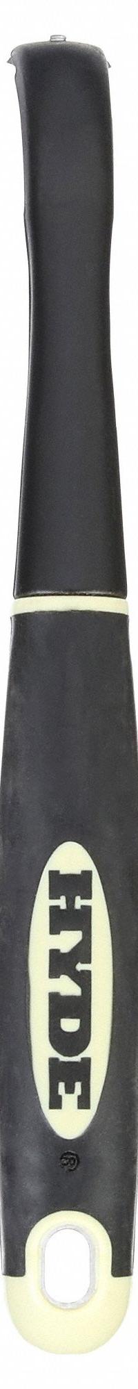 HYDE Scraper: Bld. Mat. Carbide, Hdl. Mat. Polypropylene/TPE, Stiff, Bent Bld. Shape (MPN 10600). Key specifications — attr1004902: HYDE; attr1016211: 11130; attr1014703: Plastic; attr1017570: Standard End; attr1029655: Bent; attr1034073: Straight.