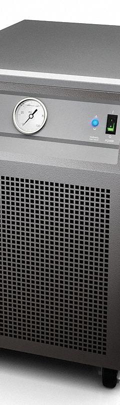 POLYSCIENCE Chiller: -12.2°C, 4000 W, Not Heated or Refrigerated, 20.5 lpm Flow Rate, Turbine (MPN 3370TBL11B). Key specifications — Brand: POLYSCIENCE; Voltage: 120V AC; Min Temp Setting: -12.2 °C.