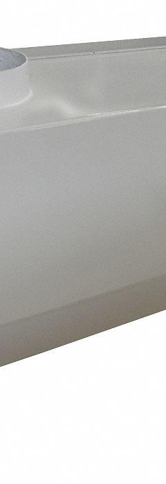 HEMCO Ducted Hood: Fiberglass, Vapor Proof, 30 in Overall Dp, 8 ft Overall Wd, Gel Coated (MPN 13080). Key specifications — Brand: HEMCO; Lighting Type: Vapor Proof; For Use With: Portable Equipment; Housing Finish: Gel Coated.