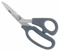 CLAUSS Shop Shears: Ambidextrous, 7 in Overall Lg, Straight, Titanium Bonded, Pointed, Gray (MPN 18516). Key specifications — attr308500: Titanium Bonded; attr308502: Gray; attr308505: Ambidextrous; attr308522: Plastics; attr324896: CLAUSS.
