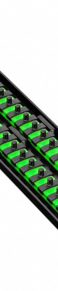 ERNST MANUFACTURING Socket Organizer: Green, 3 5/8 in Overall Wd, 44 Posts/Slots, Sockets (MPN 8483). Key specifications — attr1125333: (192) I.D. Stickers; attr1125346: ERNST MANUFACTURING; attr1125347: Green; attr1136588: Sockets; attr1125364: Socket Bit Tray.