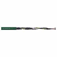 CHAINFLEX Control Cable: 17 AWG, 4 Conductors, Order by the Foot, PVC Jacket, 600 V (MPN CF5-10-04). Key specifications — Conductor Material: Copper; Conductor Configuration: Single; Minimum Bend Radius Factor - Fixed: 4 x OD; Minimum Bend Radius Factor - Flexible: 5 x OD; Includes Ground: Yes; Minimum Bend Radius Factor - E-Chain: 6.8 x OD; Resistance Properties: Flame Retardant; Standards: WTTC UL 2277.