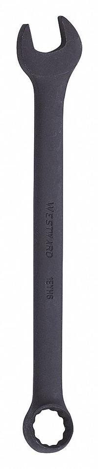 WESTWARD Combination Wrench: Alloy Steel, Black Oxide, 11/16 in Head Size, 9 in Overall Lg, Offset (MPN 1EYH6). Key specifications — attr309539: 11/16 in; attr309567: No; attr324930: WESTWARD.
