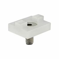 Tube Handle: 1 in x 13/16 in x 7/8 in, 10 Series, Natural, UHMW (MPN 2067). Key specifications — Color: Natural; Brand: 80/20; Material: UHMW; Product Type: Sliding Door Glide; Includes Fasteners: Yes; System of Measurement: Inch; Locking Type: Non-Locking.