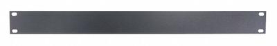 VIDEO MOUNT PRODUCTS Blank Panel: 1 Rack Units, 19 in Overall Wd, 1 3/4 in Overall Ht, Black - Blank Filler Panels