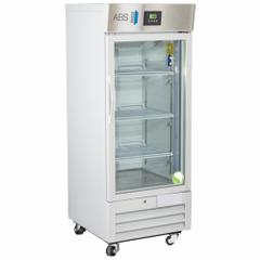 AMERICAN BIOTECH SUPPLY Lab Refrigerator: 12 cu ft, Upright, 1°C to 10°C, 29 3/4 in Overall Dp, Temp (MPN ABT-HC-LP-12). Key specifications — Door Opening Style: Right; Color: White; Alarm Type: Temperature; Manufacturer Part Number: ABT-HC-LP-12; Brand: AMERICAN BIOTECH SUPPLY; Product Type: Lab Refrigerator; Door Type: Swing Glass; Refrigerant Type: R-290.