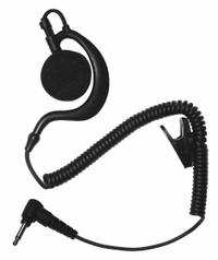 EARPHONE CONNECTION Listen-Only Earpiece: Fits Universal, Ear Hook, Black, 3.5 mm Std (MPN EP1BCLS). Key specifications — Connector Type: 3.5 mm Standard; Compatible Radio Series: Universal; Push To Talk: No; Manufacturer Part Number: EP1BCLS; Brand: EARPHONE CONNECTION.