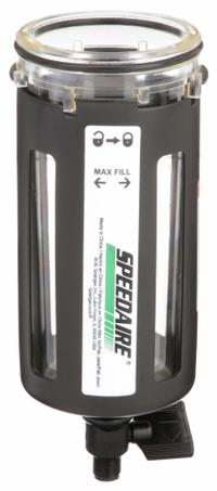 SPEEDAIRE Air Lubricator Bowl: Polycarbonate, 1AKJ1. Key specifications — attr111689: 1AKJ1; attr111695: Polycarbonate; attr111692: SPEEDAIRE.