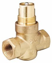 Hydronic Globe Valve: 2-Way, 2.5 CV Flow, 1/2 in Female NPT, Brass Body, Stainless Steel Stem, NO (MPN 599-02038). Key specifications — Manufacturer Part Number: 599-02038; Brand: SIEMENS; Seat Material: Stainless Steel.