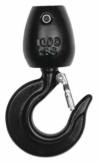 Dayton Bottom Hook Assembly: Electric Chain Hoists, 1,000 lb Compatible Load Capacity - Bottom Hooks for Hoists