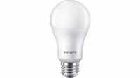 PHILIPS Compact LED Lamp: Medium Screw (E26), LED, (A) Classic, A19, 14 W Watt, 2700K, Frosted, A19 (MPN 14A19/CNG/827/FR/P/E26/D 12/1CT). Key specifications — attr233510: A19; attr233525: 120V AC; attr233549: Frosted; attr518949: 2700K; attr239859: PHILIPS.